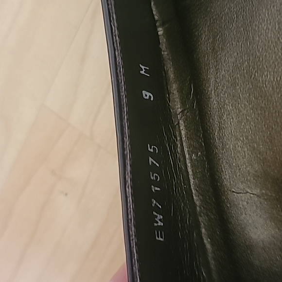 Stuart Weitzman Shoes Women Wedge Heels Buckle Brown Leather Size 9 M - Picture 6 of 10